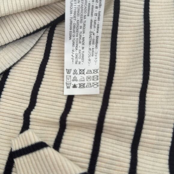 NWT Zara kids Long Sleeve Ribbed Ruffle top size 11-12 - Picture 5 of 5